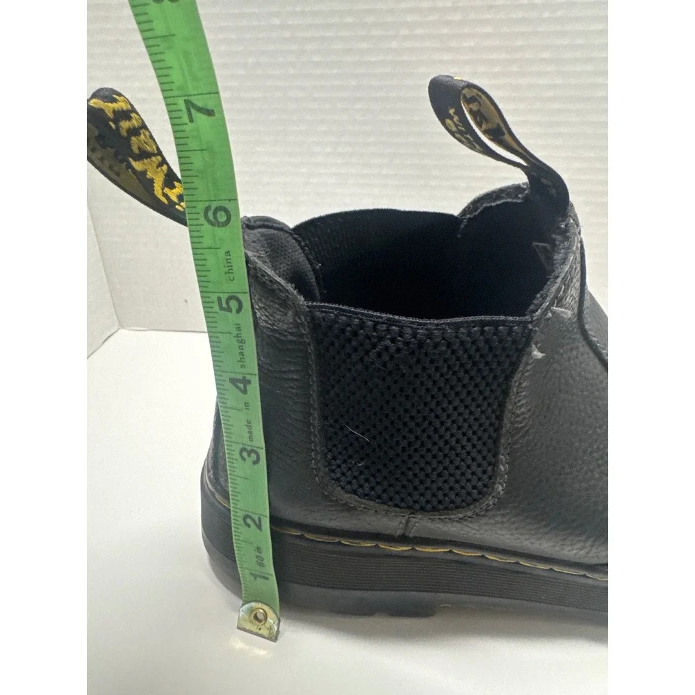 Dr. Martens Ardie Black Leather Chelsea Work Boots Slip Resistant Mens 11‎